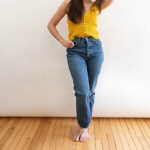 A&F The Dad High Rise Jean Button Front (Short)